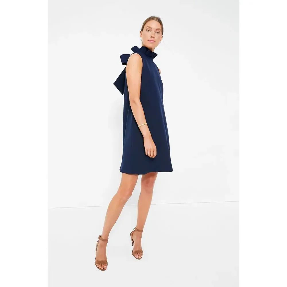 TUCKERNUCK Navy Blythe Dress Size XXS NWT Retail $198 Tuckernuck